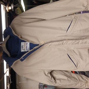 Men's size medium London Fog Coat it's tan with a blue liner